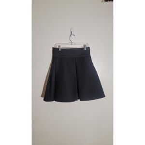 Milly Women's NWOT Bonded Tech Bubble Black Lined Skirt Box Pleated sz L *Flaws